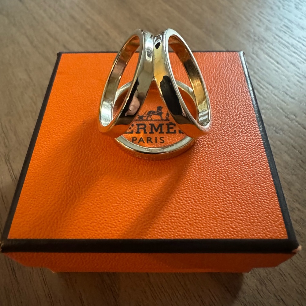 Hermes trio scarf ring